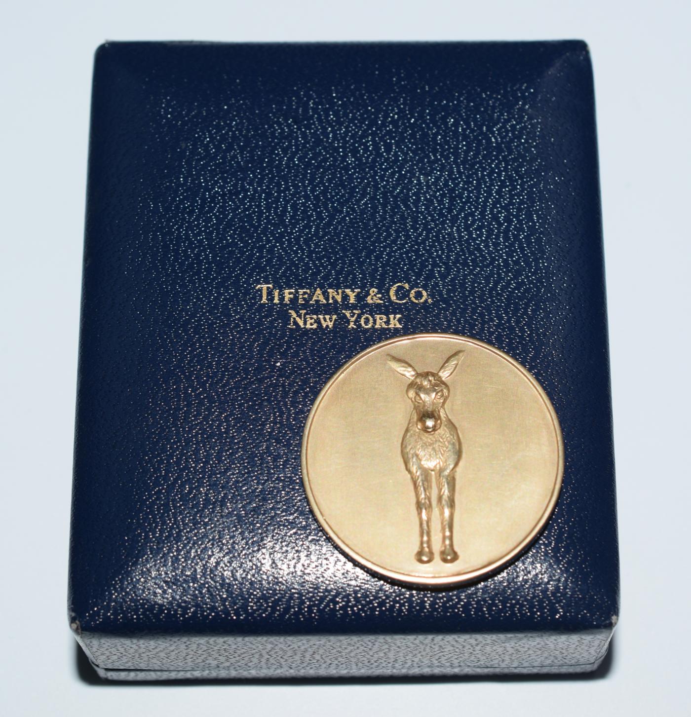 Tiffany & Co. Tiffany Heads and Tails Flip Coin 14K